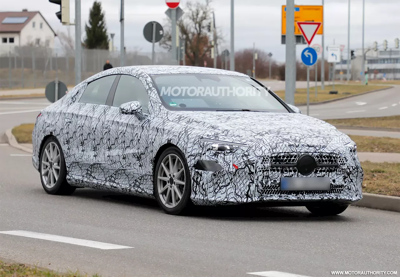 2025 Mercedes-Benz CLA-Class Hybrid spied