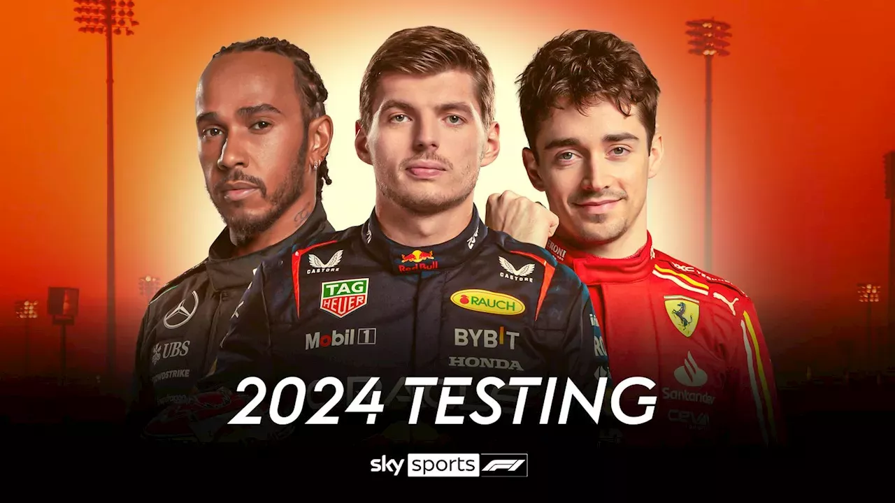 F1 testing 2024 live When and how to watch preseason running in