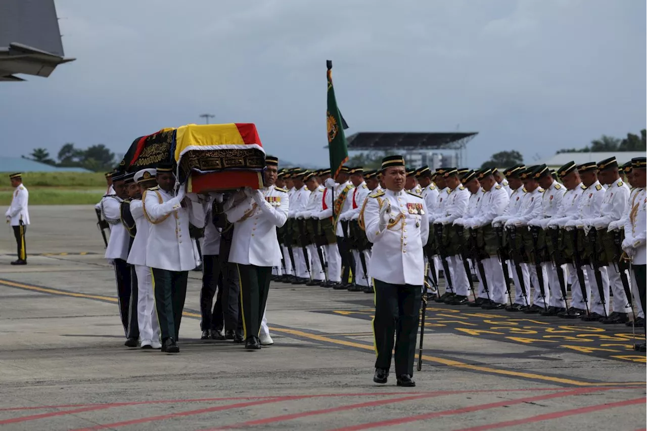 Funeral of Late Tun Abdul Taib Mahmud Held at Kuching International Airport