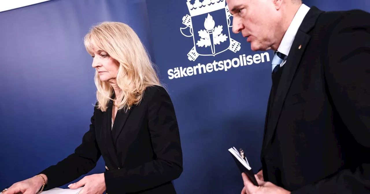 Säkerhetsläget mot Sverige allvarligt enligt Säpo