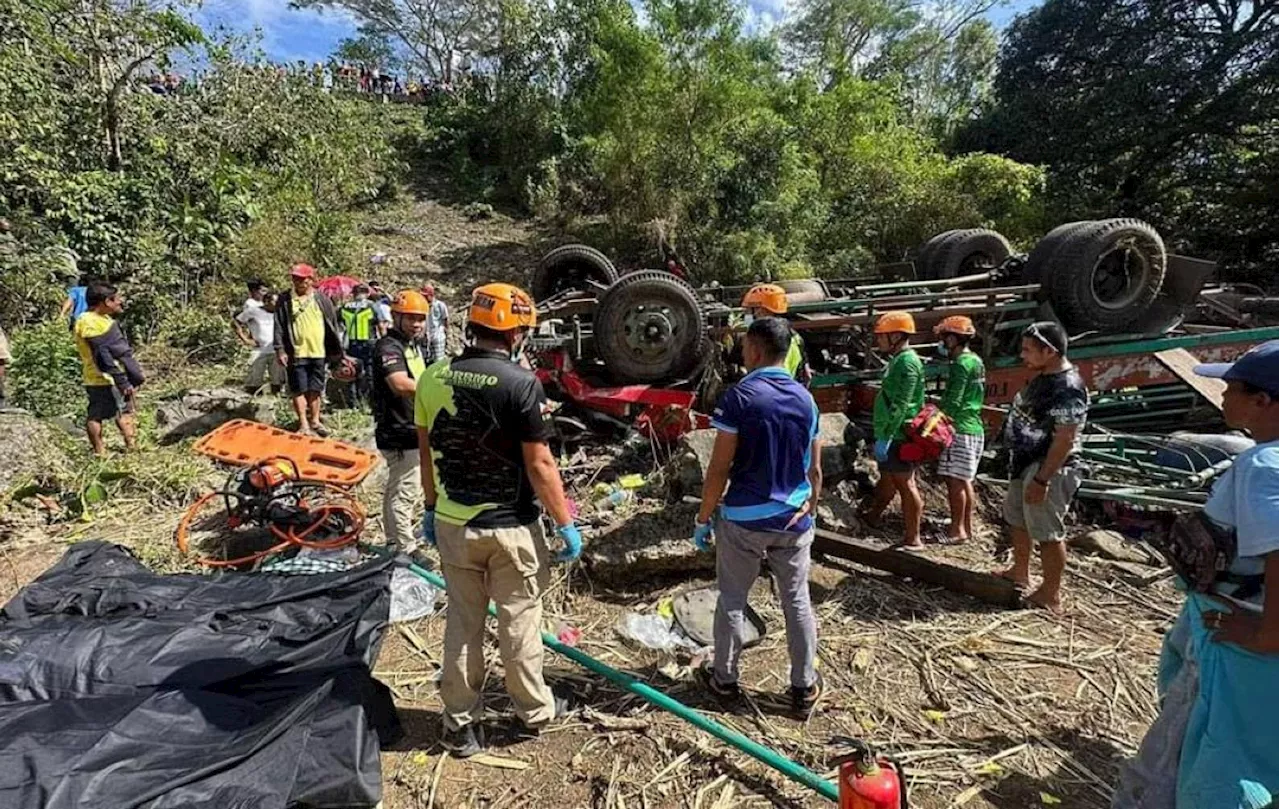 11 Dead, 4 Critically Wounded in Vehicular Accident in Negros Oriental