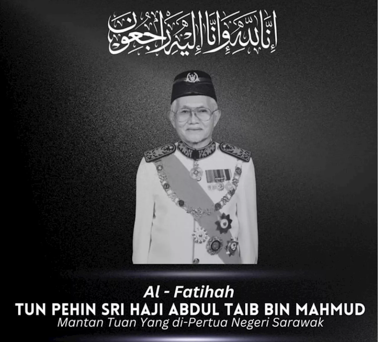 Tun Taib Mahmud meninggal dunia