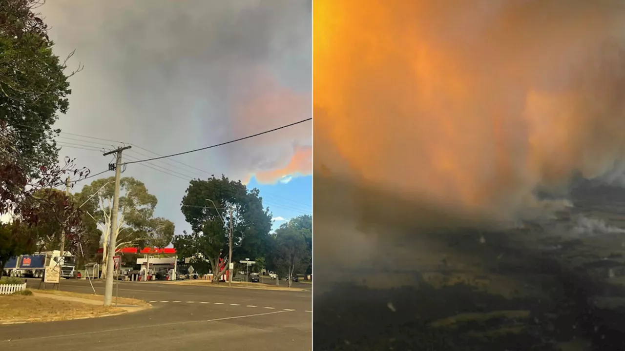 More than 1000 firefighters battle bushfire in Victoria’s west as thousands of residents evacuated