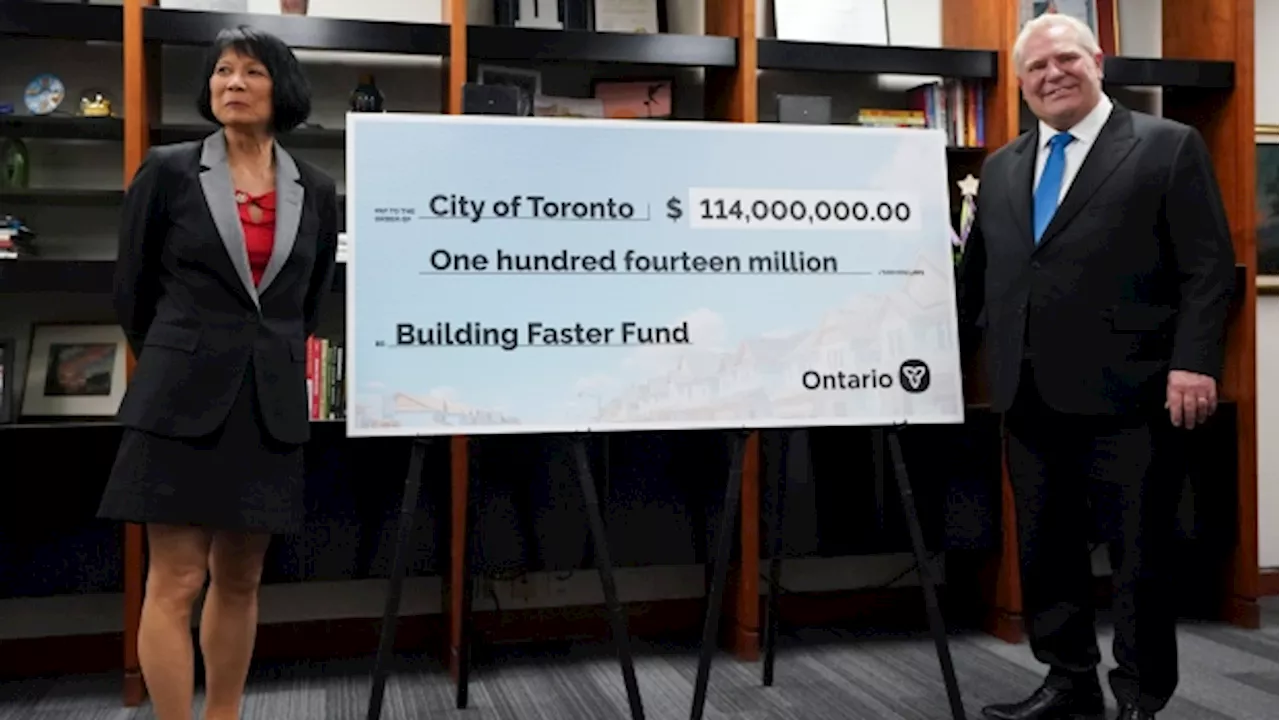 Toronto gets $114M for exceeding Ontario housing targets