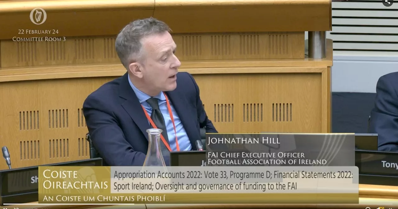 FAI chief ‘suggested’ he receive payment for holidays not taken, Oireachtas committee told