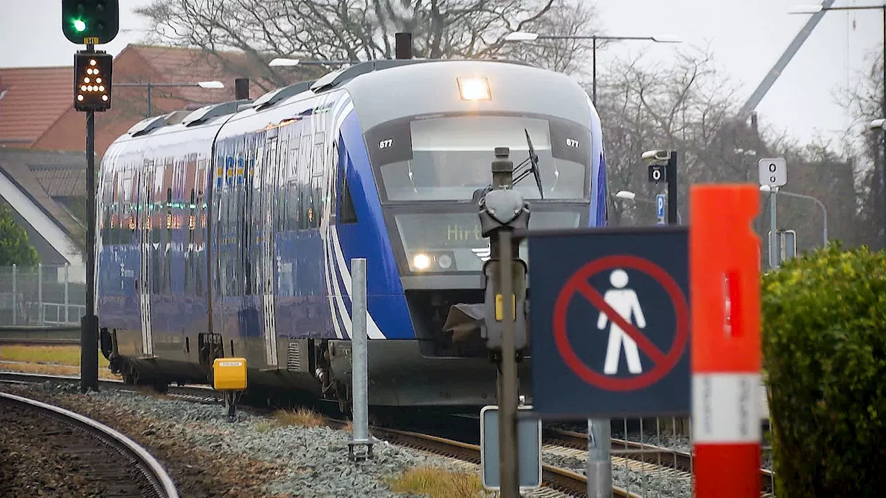 Togdriften nord for Hjørring indstillet på grund af storm