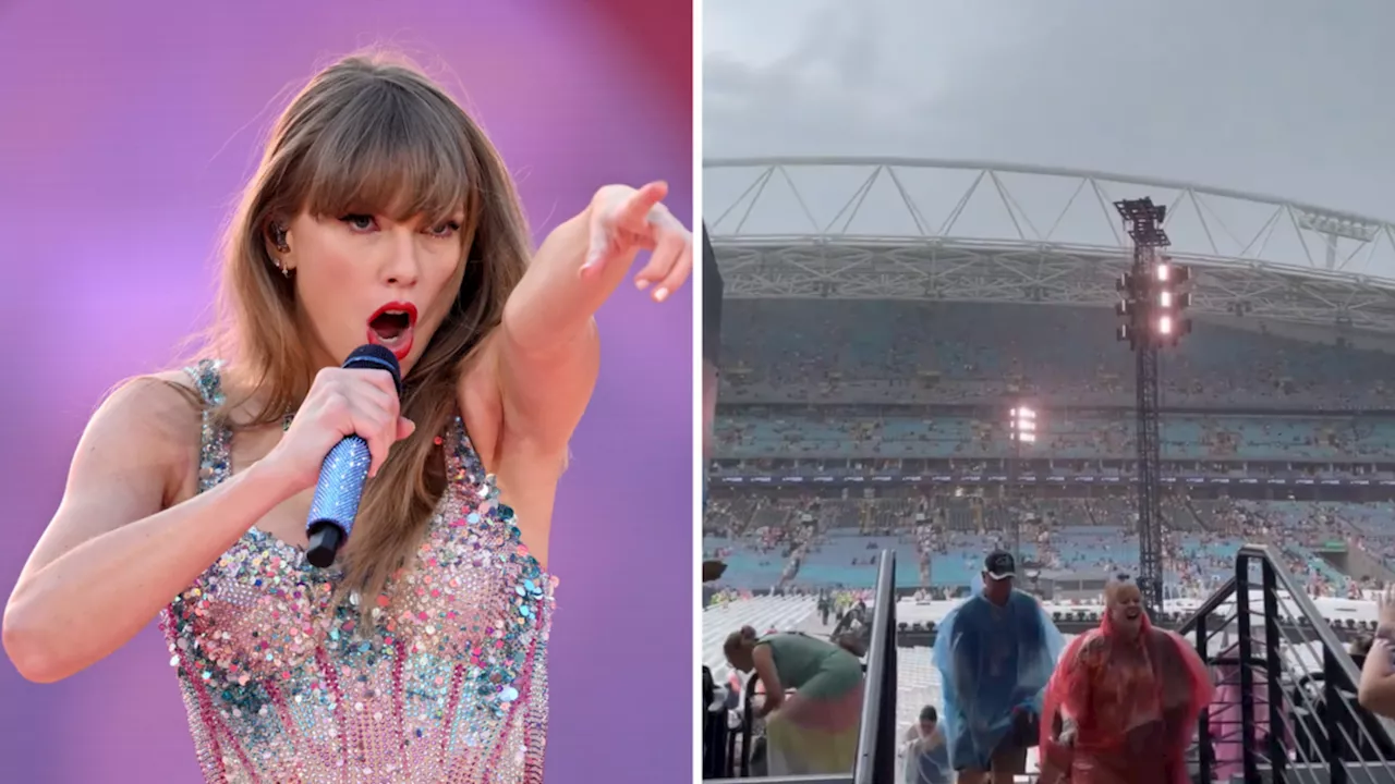 Taylor Swift's Sydney show delayed due to wild weather