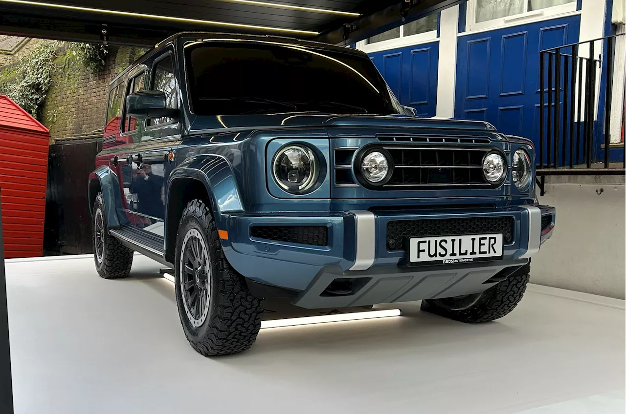 New Ineos Fusilier revealed as EV 4x4 with range-extender option