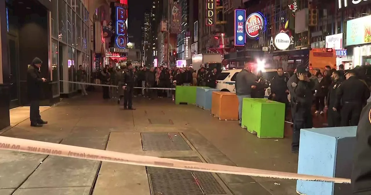 Nearly a dozen in custody following 2 attacks hours apart in Times Square, police say