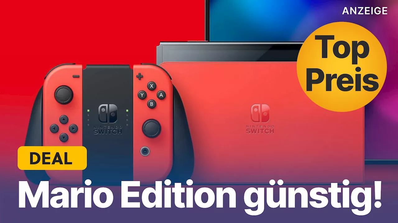 Nur noch wenige Exemplare verfügbar: Nintendo Switch OLED Mario Edition zum Top-Preis im Angebot!