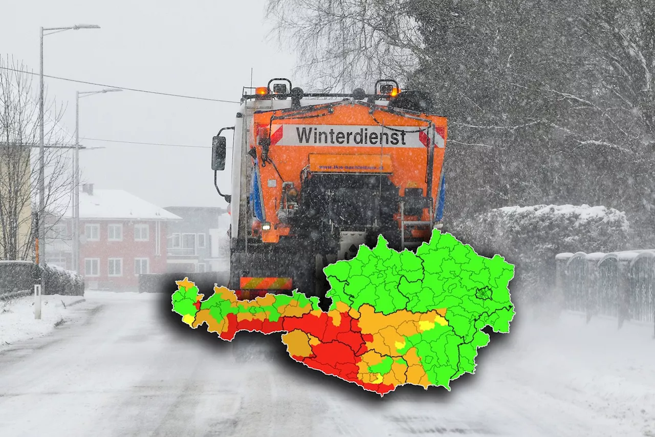 Wetter-Warnung ROT für fünf Bundesländer ausgerufen