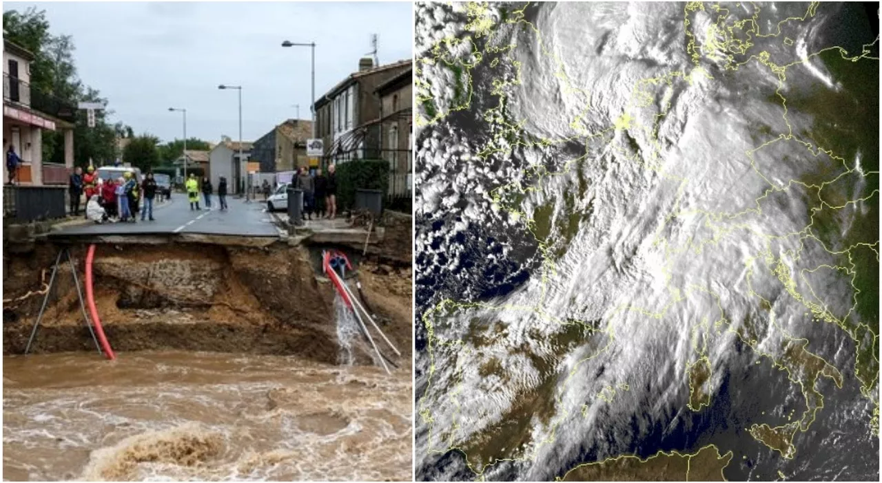 Tempesta Louis: un morto e 90.000 case senza corrente in Francia