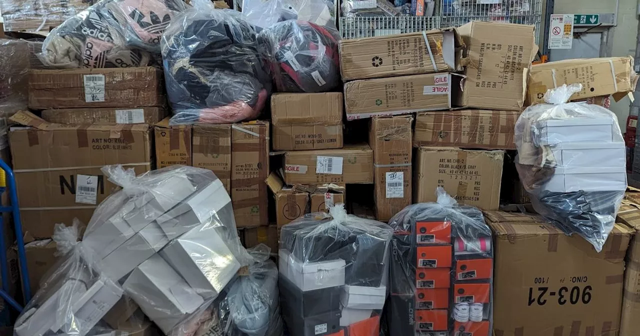 Fake Nike and Adidas items among £50k haul seized in Lancashire raid