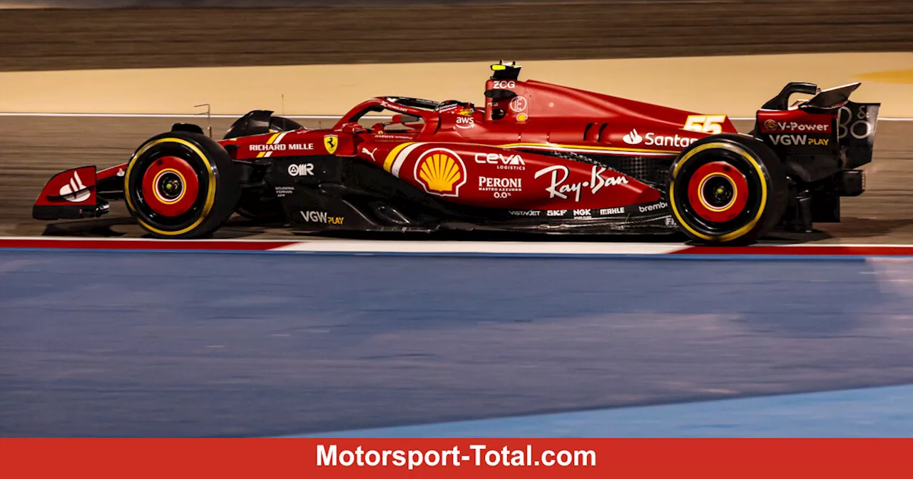 F1-Test Bahrain: Carlos Sainz mit Bestzeit auf weichen Reifen