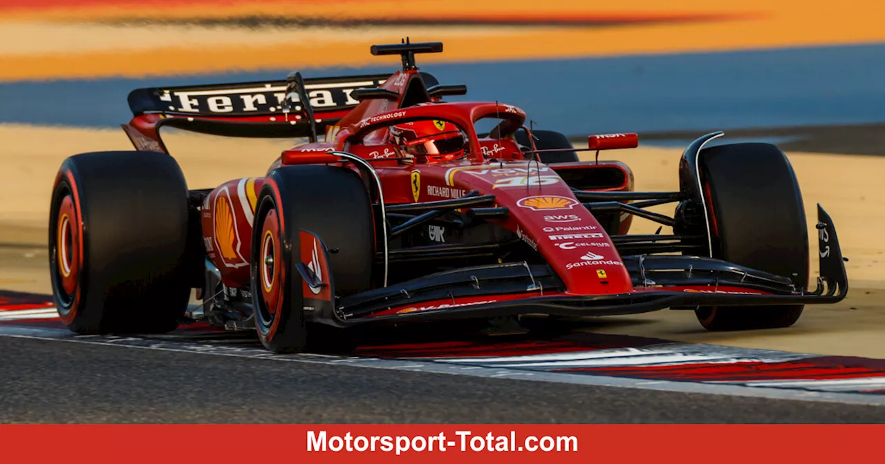 F1-Test Bahrain: Ferrari trotz Tages- und Wochenbestzeit nicht Favorit