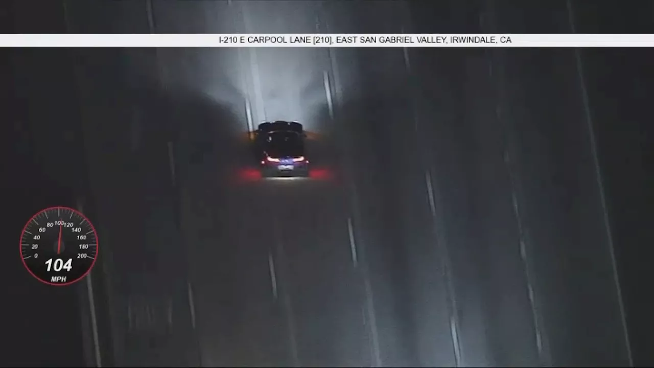 Driver of dangerously high-speed Corvette seemingly evades CHP in Downtown LA