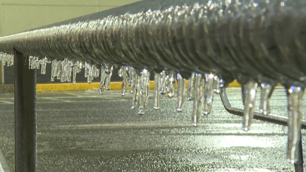 Freezing Rain ends this morning, weather slowly improves today