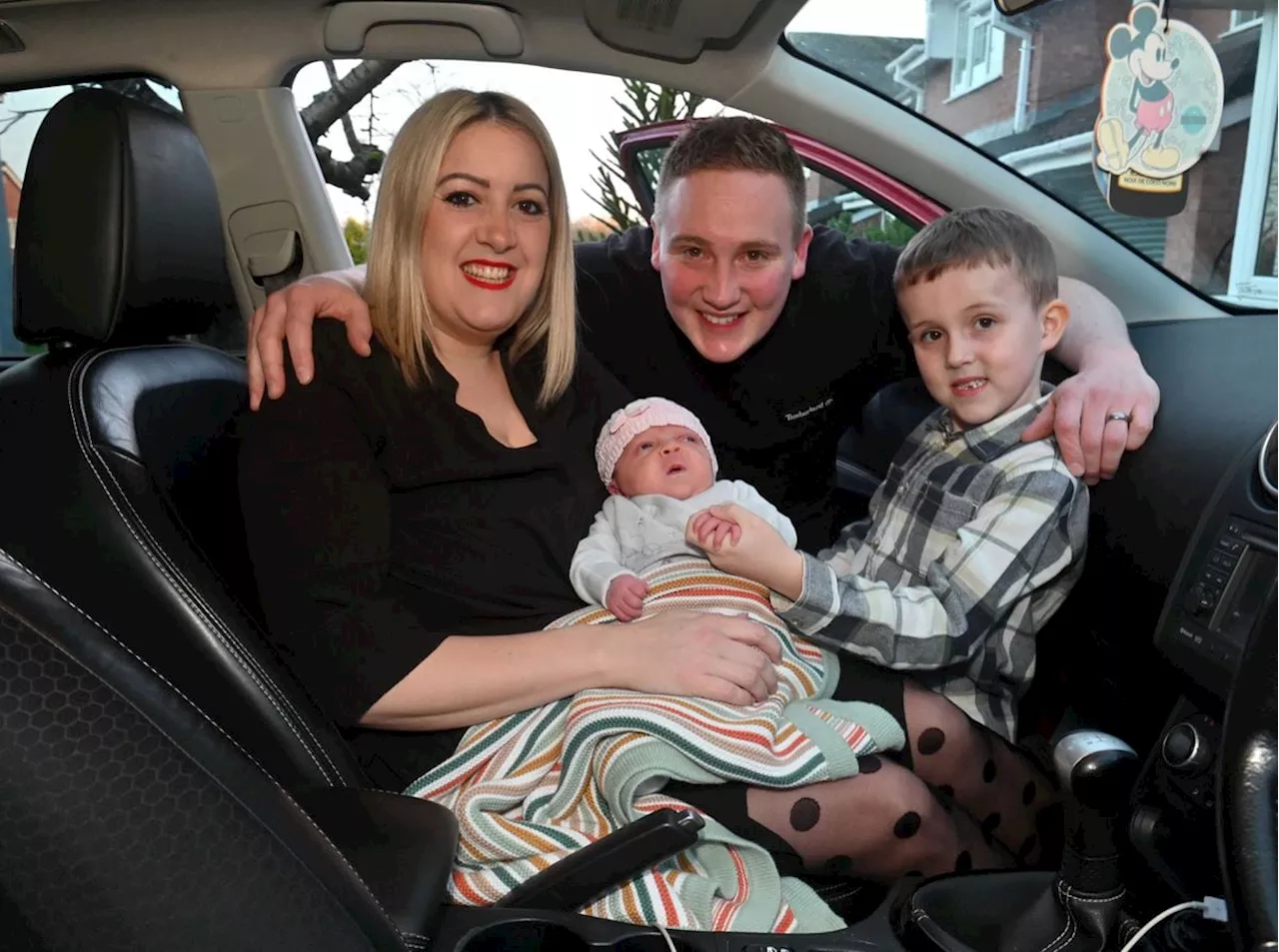 Mother gives birth on housing estate with baby unable to wait until they got to hospital