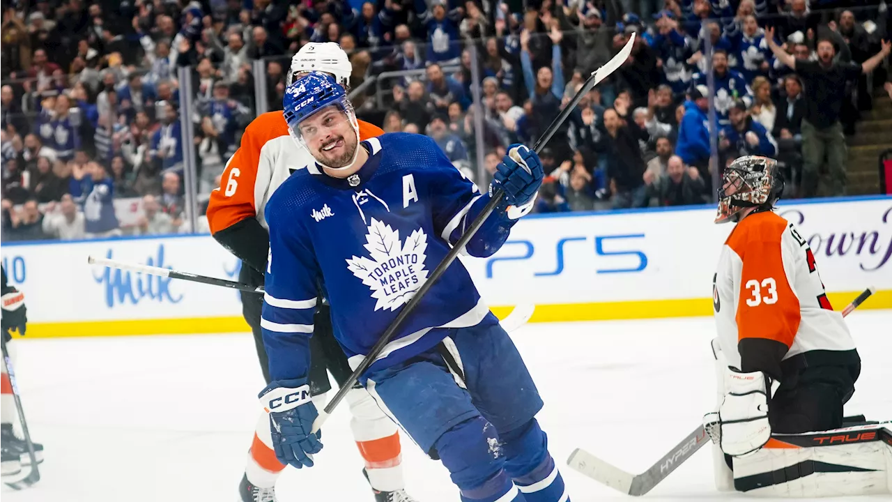 By The Numbers: Matthews unstoppable as Maple Leafs surge