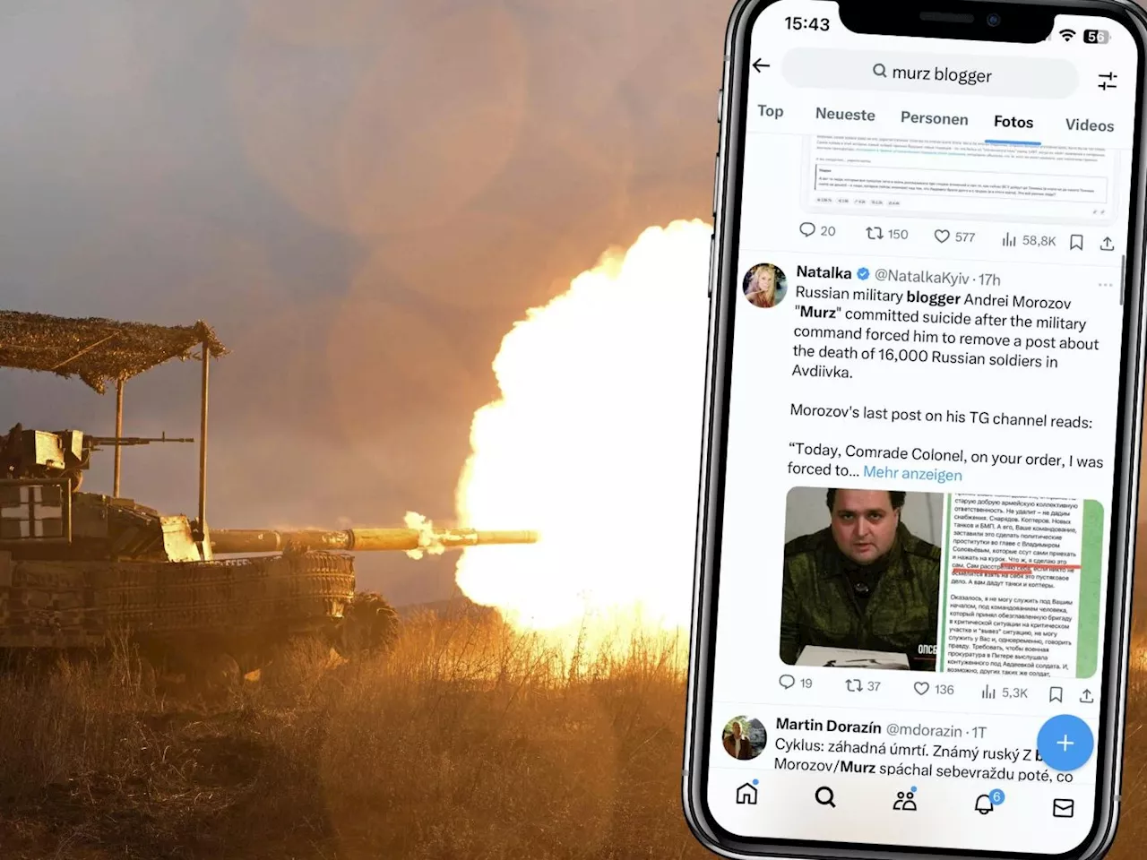 Russischer Militärblogger nach Veröffentlichung von Verlustzahlen tot aufgefunden