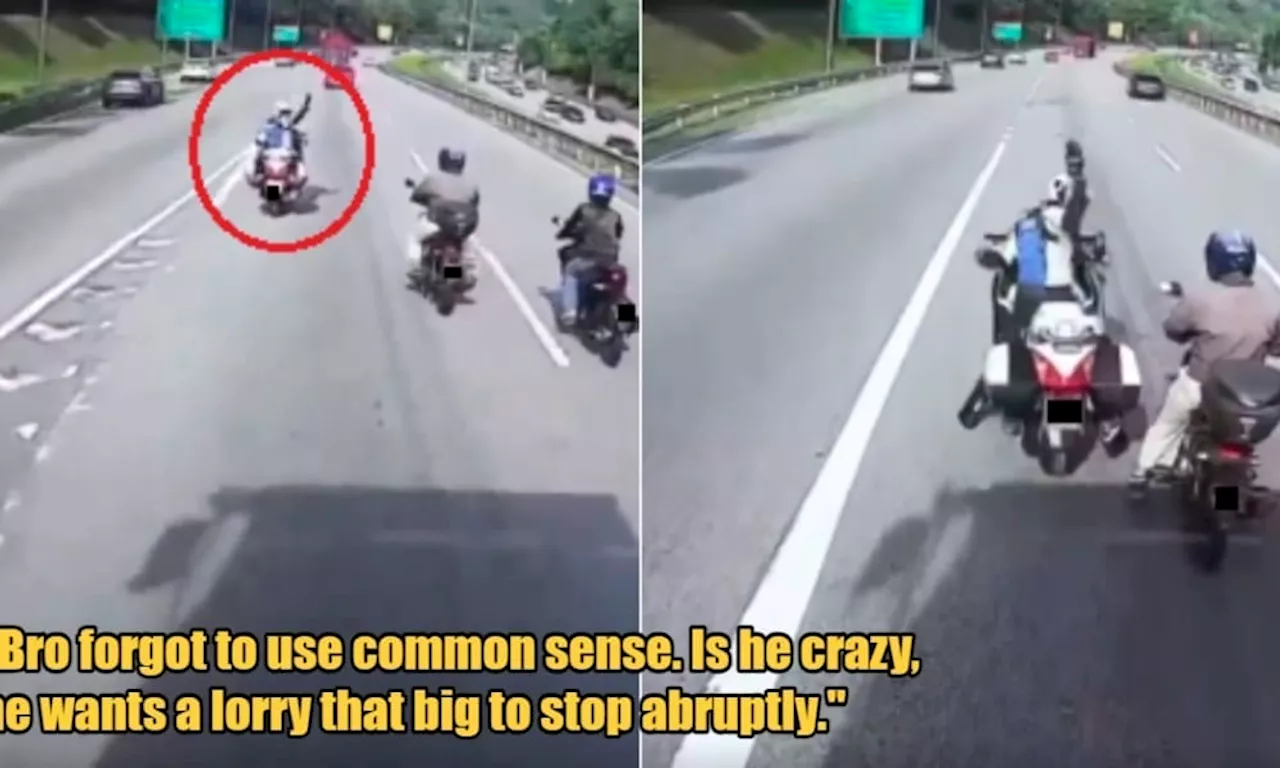 PDRM Officer Condemned for Getting Angry When Lorry Didn't Stop Immediately for Escort