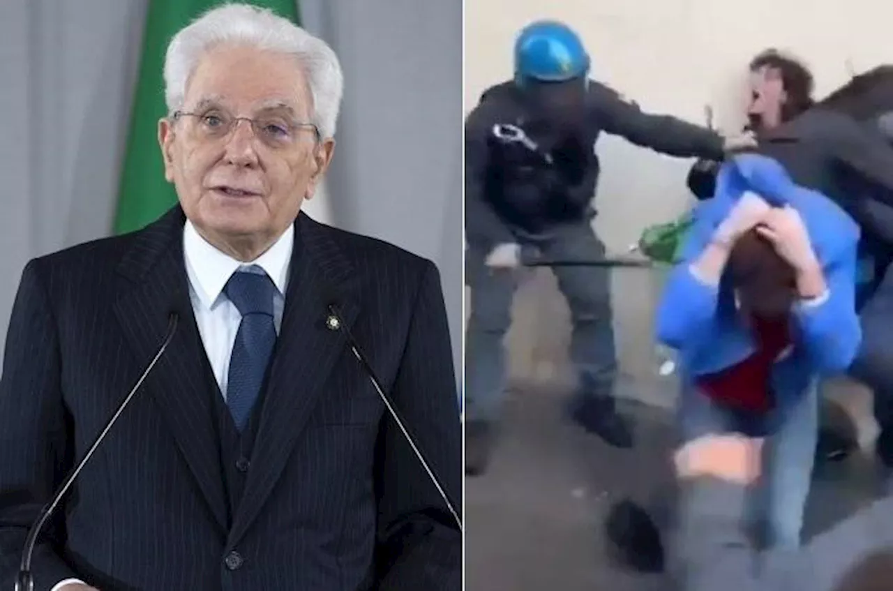 Cariche polizia a Pisa e Firenze, interviene Mattarella