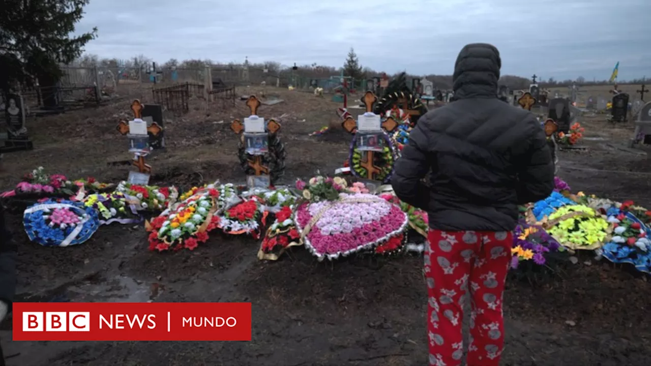 Guerra en Ucrania: cómo un ataque con misiles de Rusia dejó un pueblo lleno de huérfanos