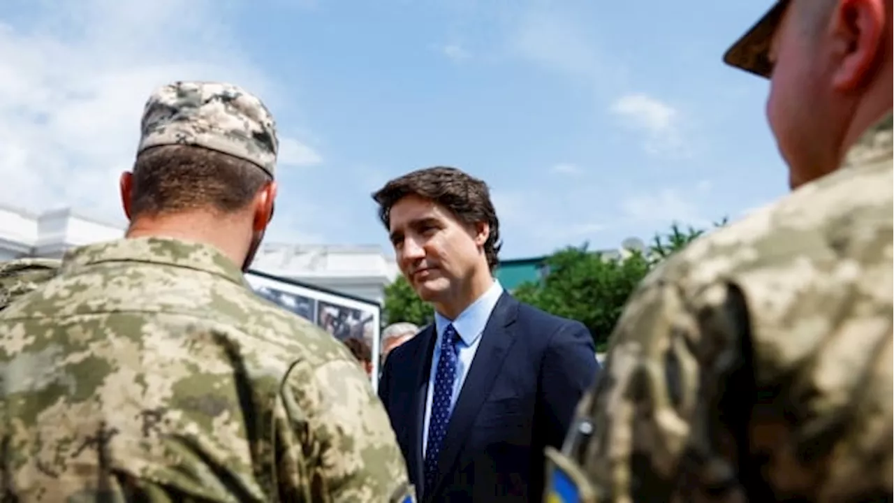 Trudeau in Kyiv today as Ukraine marks second anniversary of full-scale Russian invasion