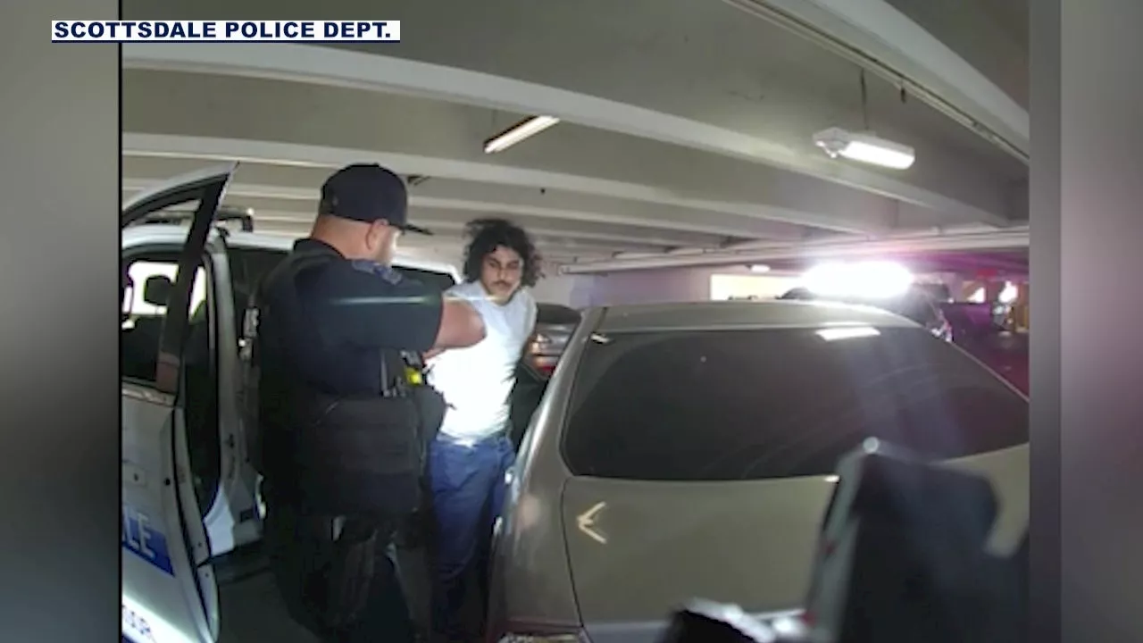 Bodycam video shows arrest of stabbing and murder suspect in Scottsdale