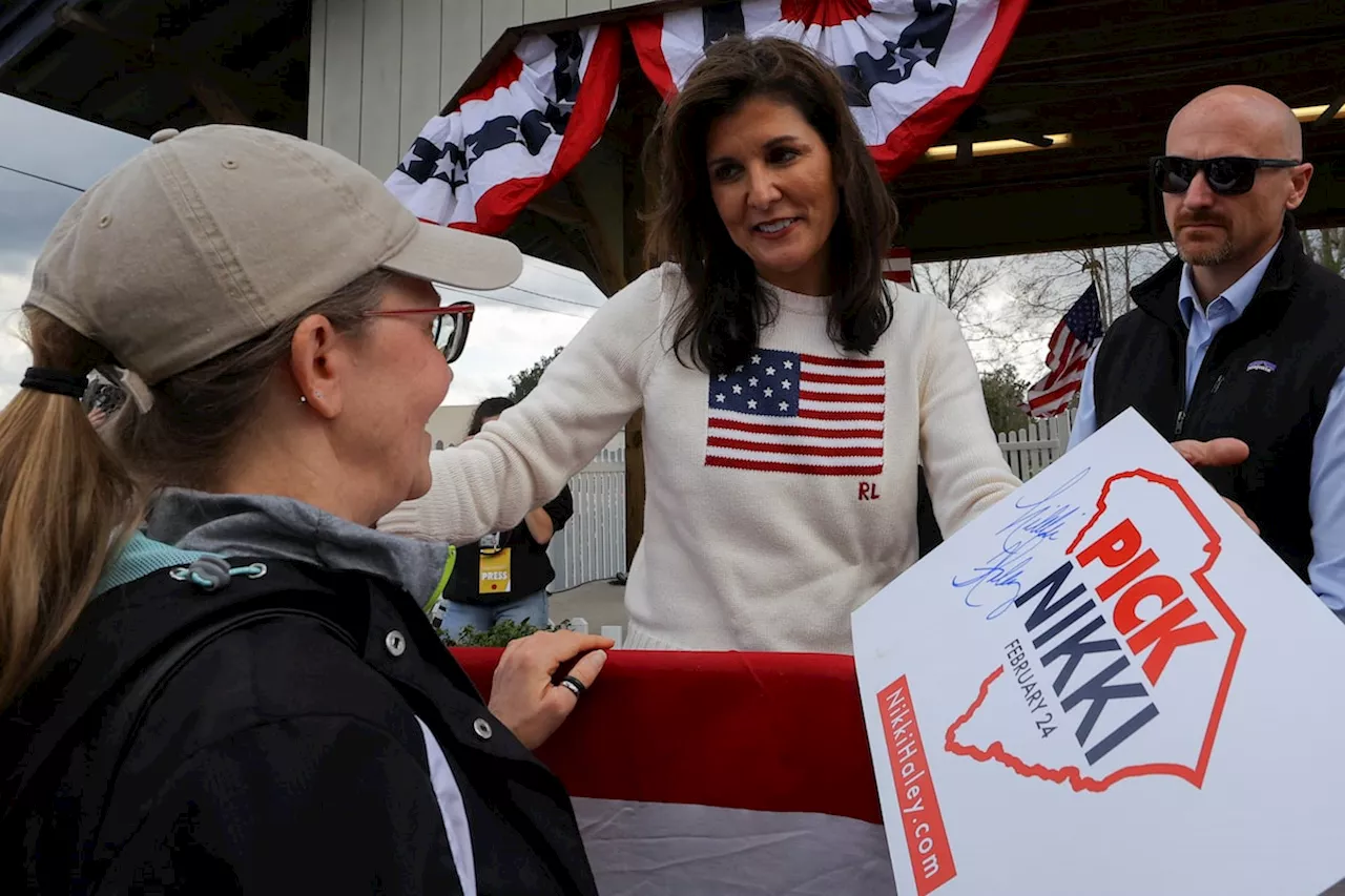 In South Carolina’s Republican primary, Nikki Haley mounts defiant stand against Donald Trump on home turf