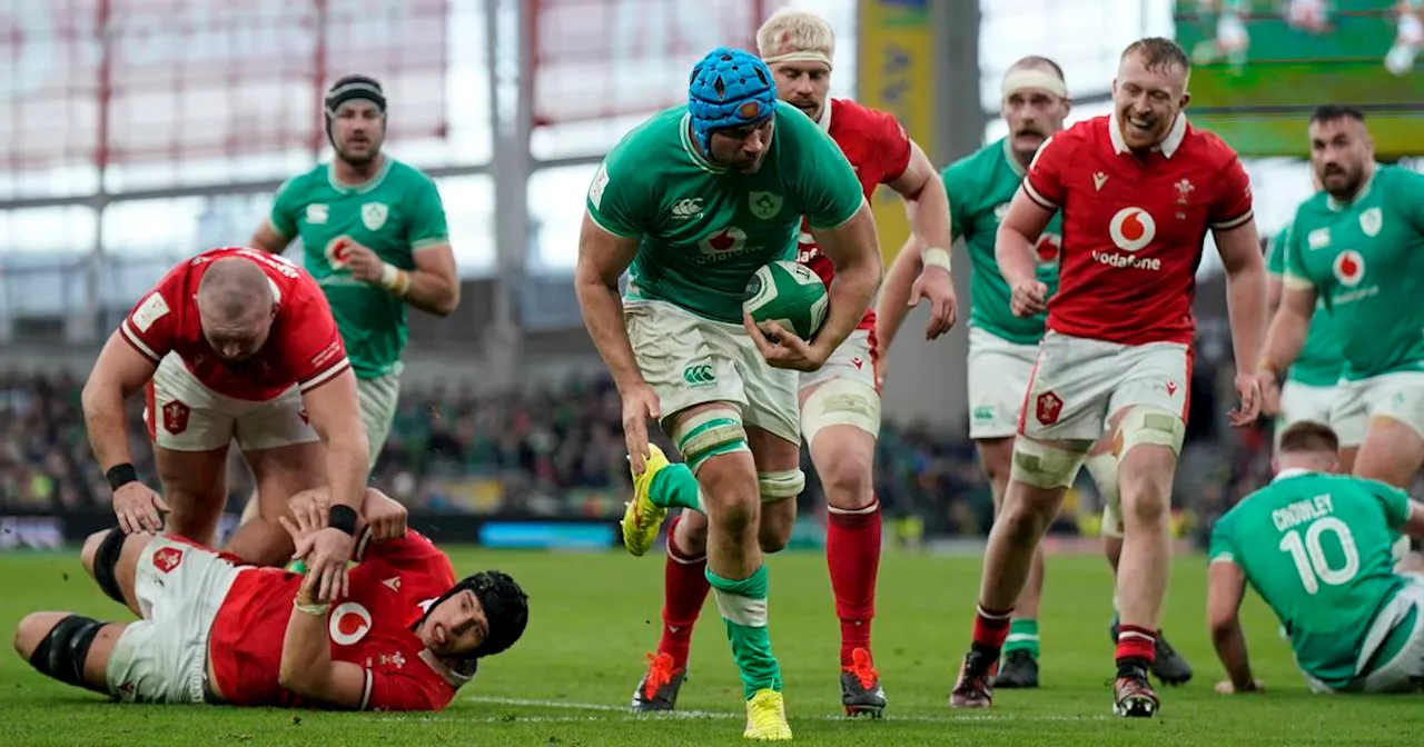 Ireland claim bonus-point win over Wales despite patchy performance