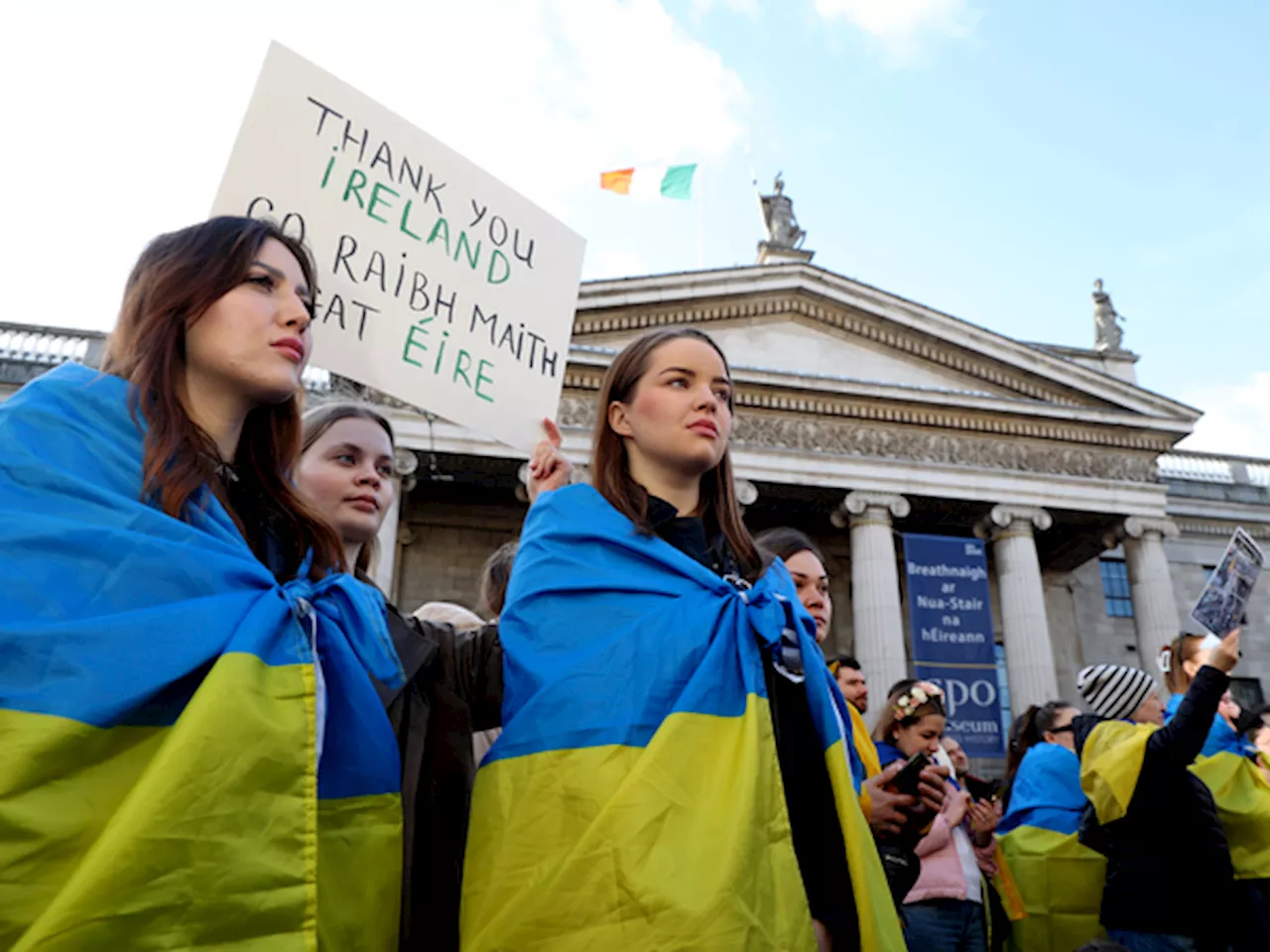 'It’s a tragic day for us’ – Ukrainian’s mark invasion anniversary in Dublin