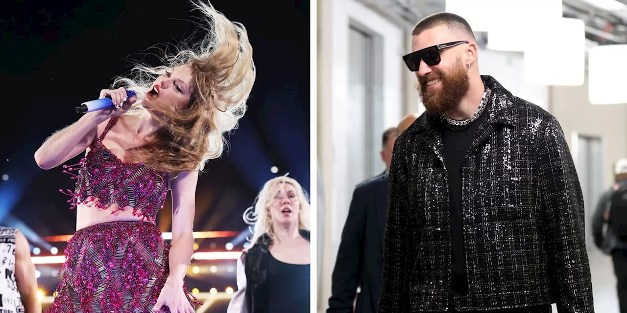 Watch Taylor Swift End Her Sydney Show by Going Up to Travis Kelce and Kissing Him