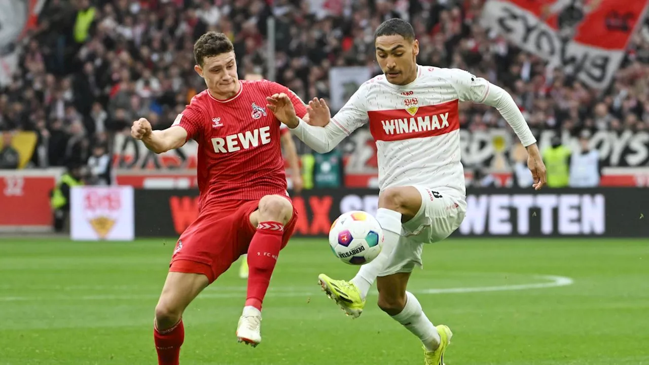 Fußball-Bundesliga: Stuttgart lässt überraschend Punkte gegen Abstiegskandidat Köln liegen