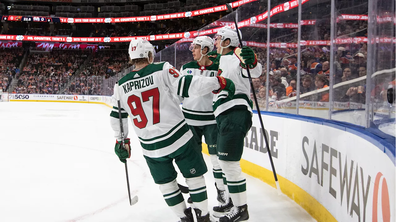 Boldy's two-goal performance lifts Wild over Oilers