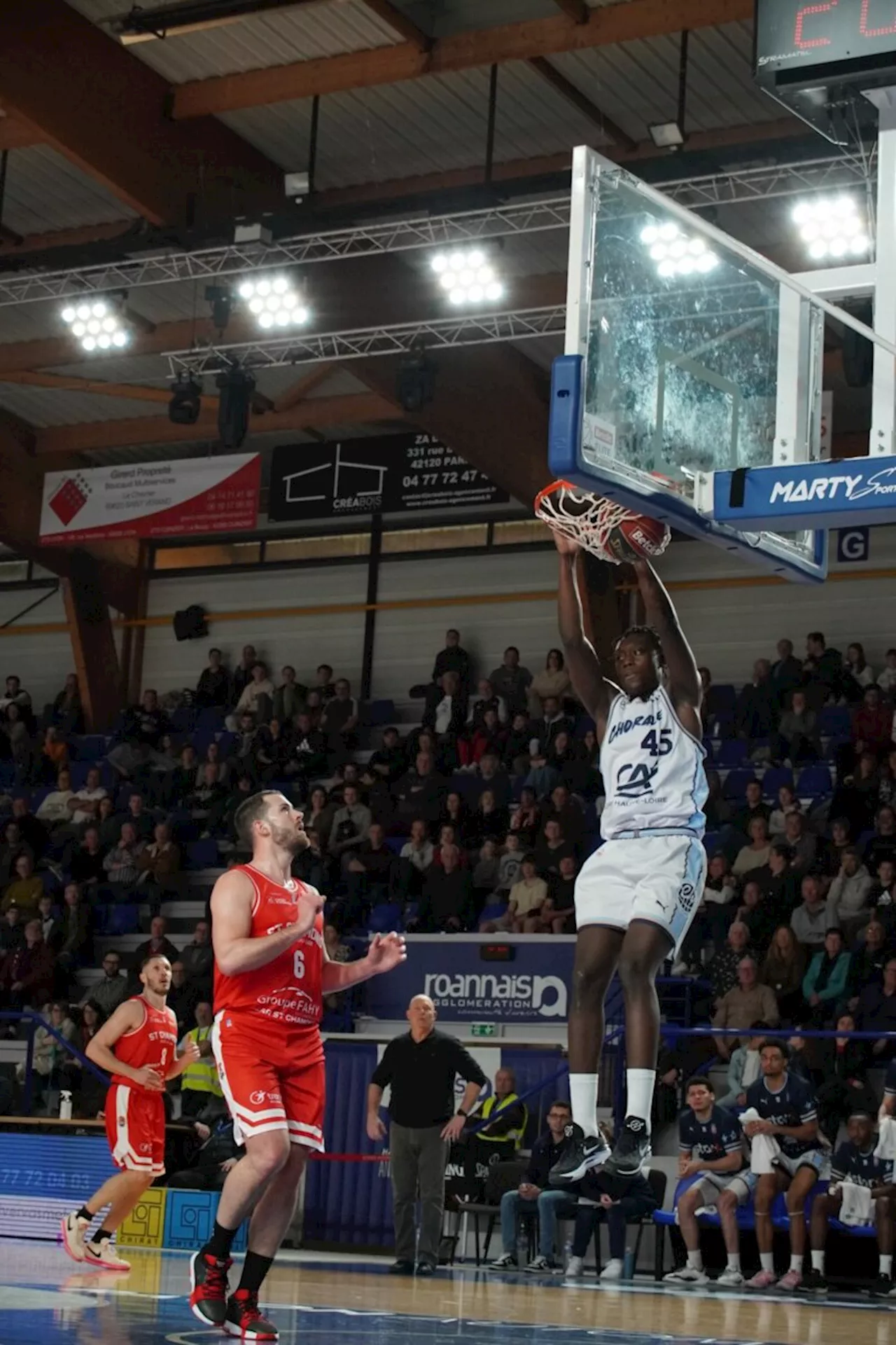 Sekou Doumbouya agressif pour son premier match avec Roanne