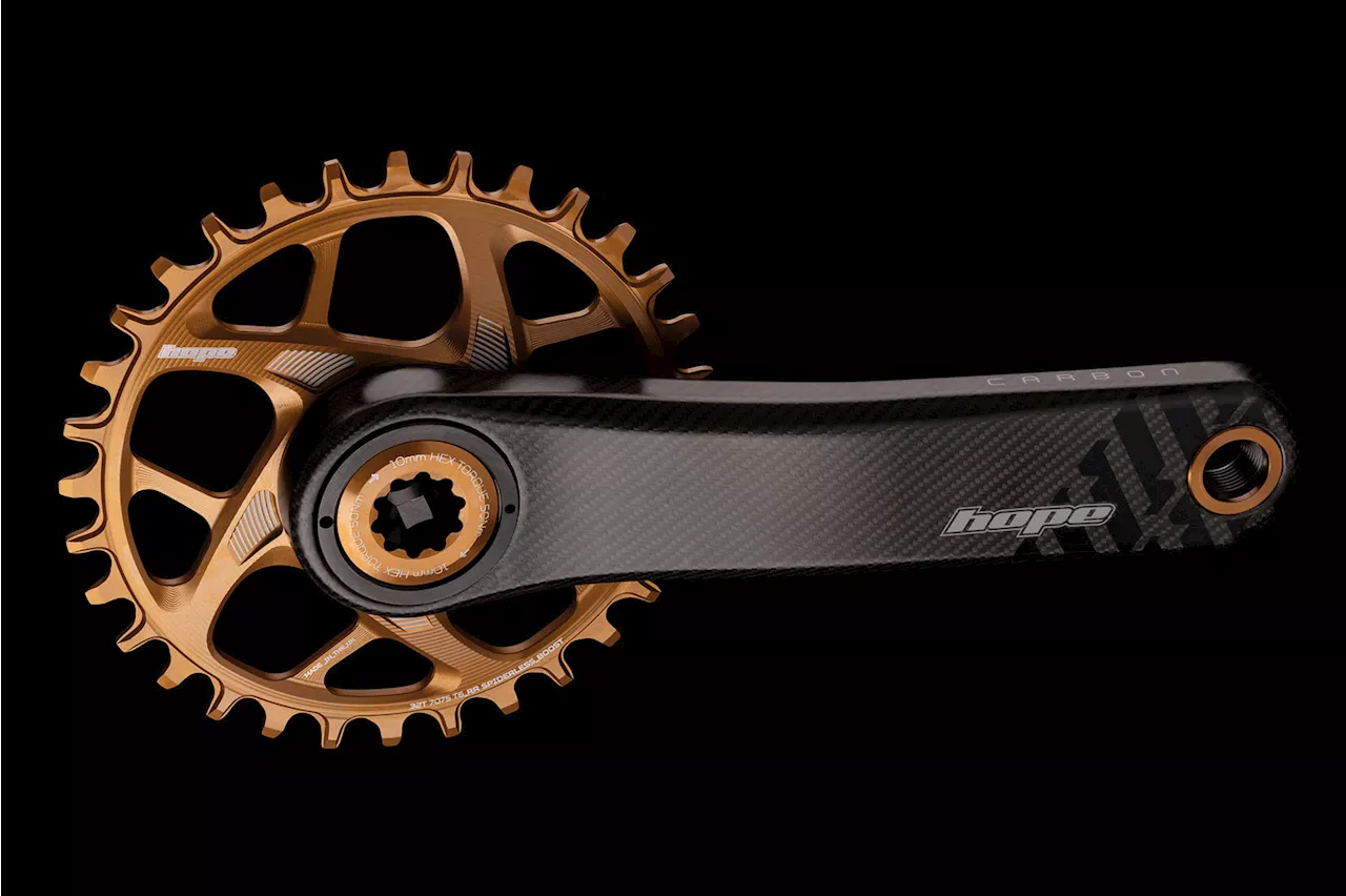 Hope Goes for Bronze, Adds Carbon Fiber Crankset & More