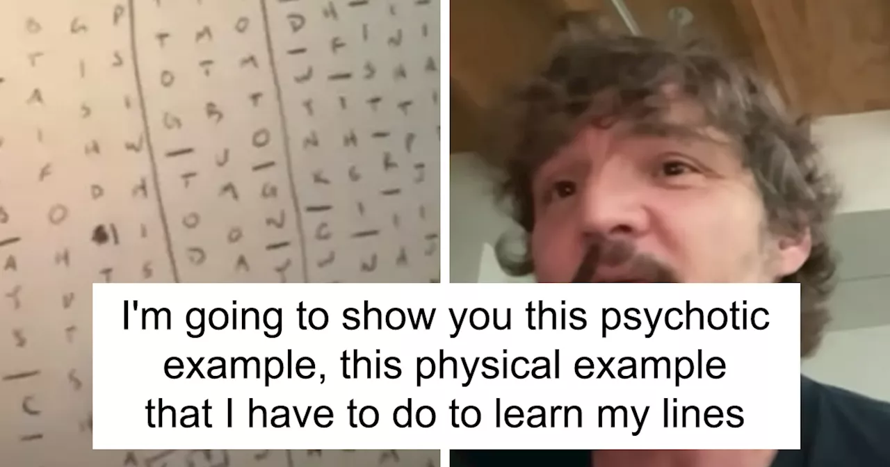 Even Other Actors Are Freaked Out By Pedro Pascal’s “Psychotic” Method For Remembering Lines