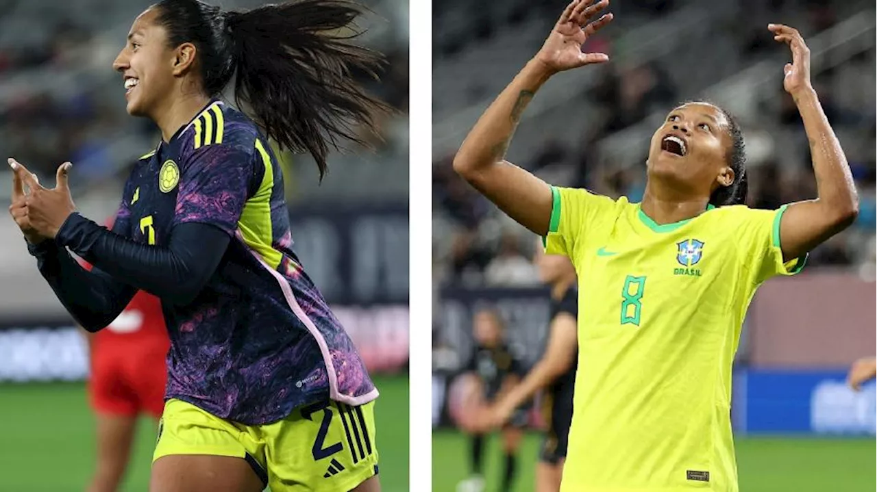 Colombia vs. Brasil en vivo: hora y cómo ver a la selección femenina