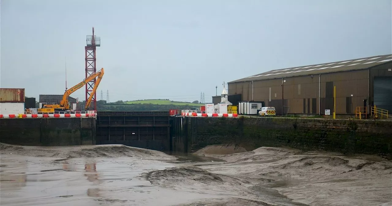 Environment Agency gives update on Glasson Dock broken sea gate