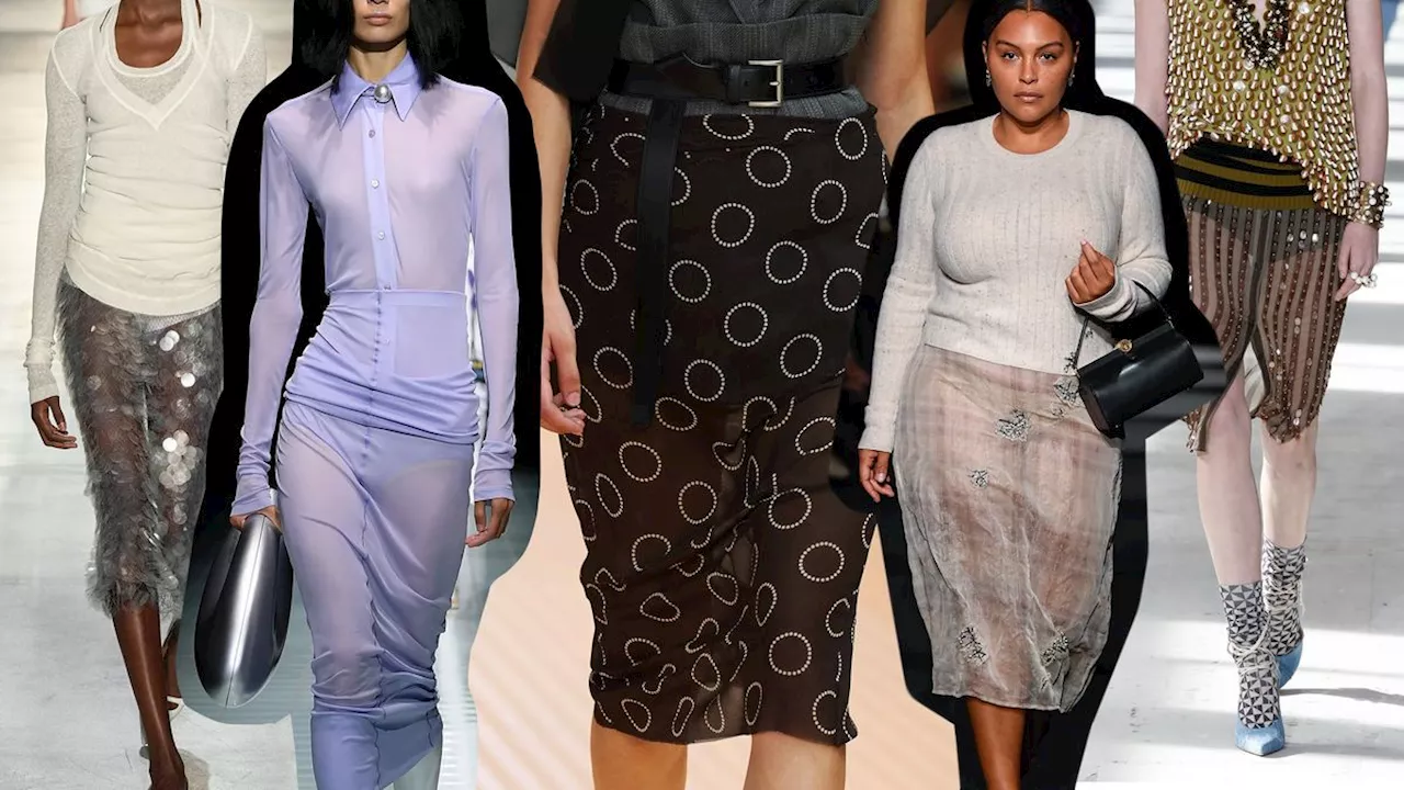 The Sheer Skirt Trend Is Naked Dressing at Its Most Wearable