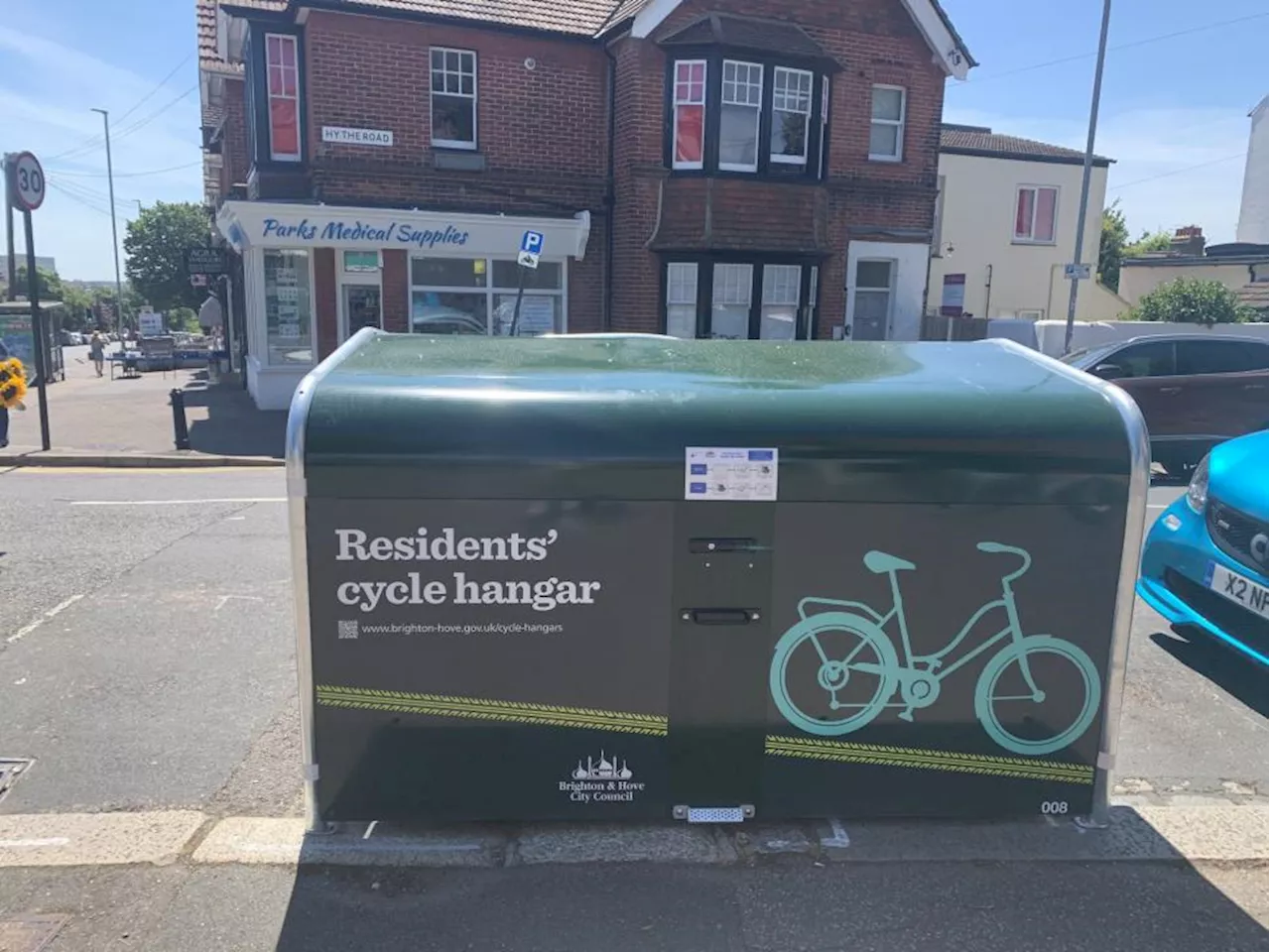 Brighton & Hove City Council rejects Tory demand for five-fold increase in cycle hangar fees