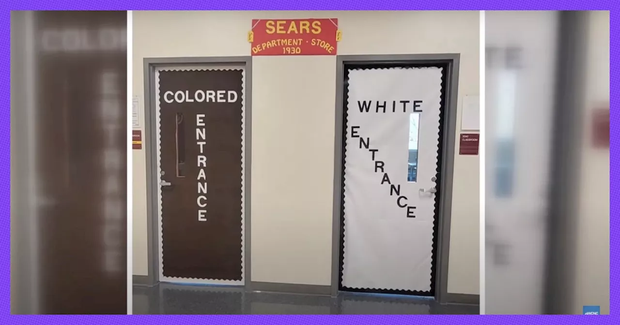 'Segregation' Black History Month Door Display Causes Uproar