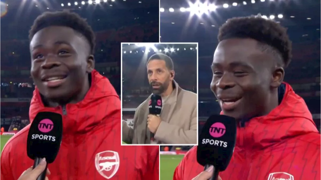 Arsenal star Bukayo Saka 'responds' to Rio Ferdinand's claim that he isn't world-class