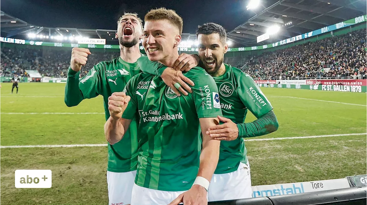 Witzig im Glück, Zeidler im Sprint und Leistungsträger, die Hoffnung machen – der FCSG nach dem knappen Sieg gegen den Tabellenletzten