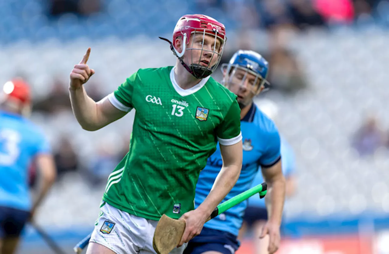 Limerick power to 18-point win over Dublin in hurling league