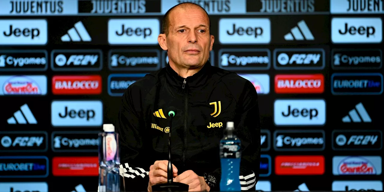 Allegri: 'Il futuro è domani, riportare la Juventus in Champions'