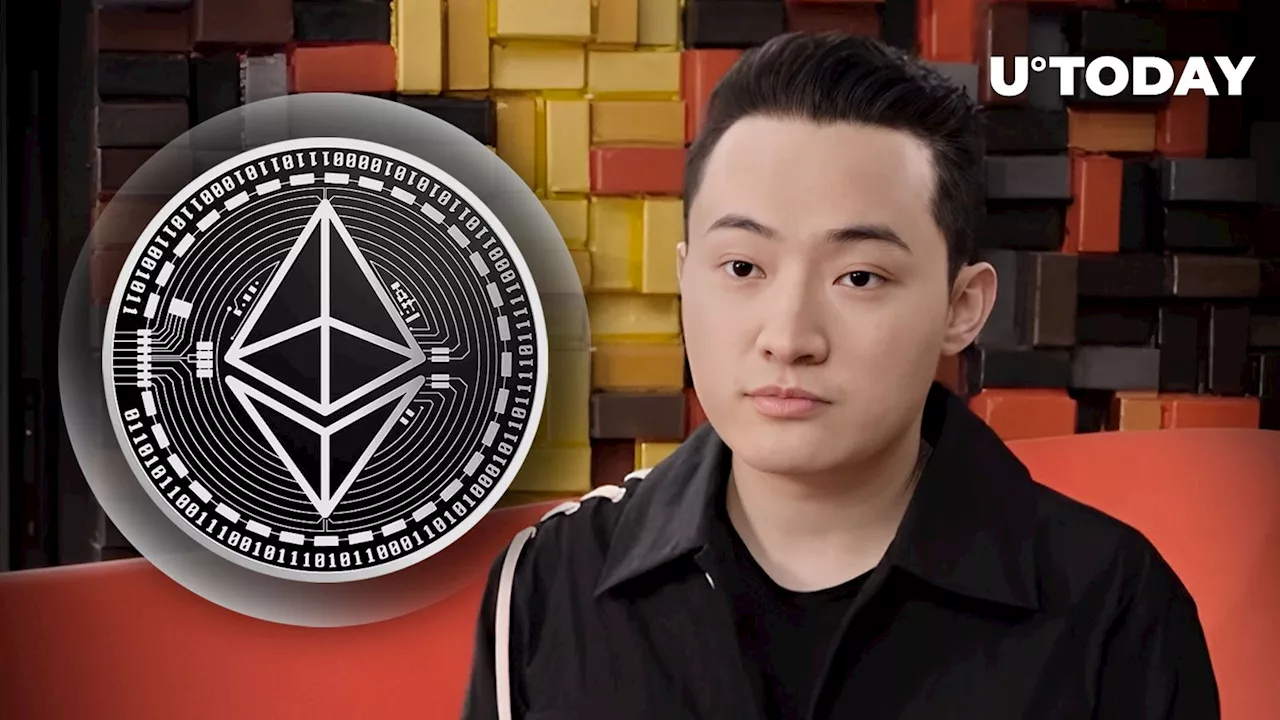 Justin Sun's Alleged Wallet Continues Ethereum Buying Spree With $41M Purchase