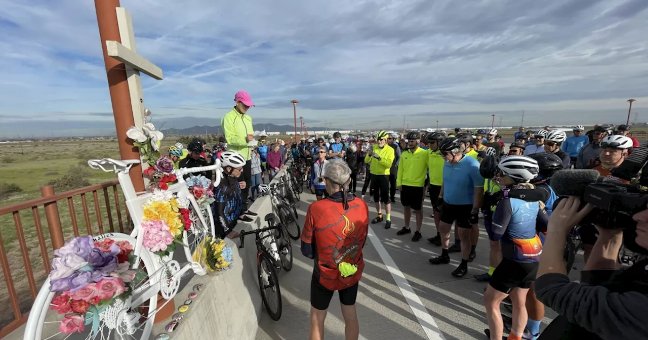 Cycling community remembers those killed, injured on Goodyear crash anniversary