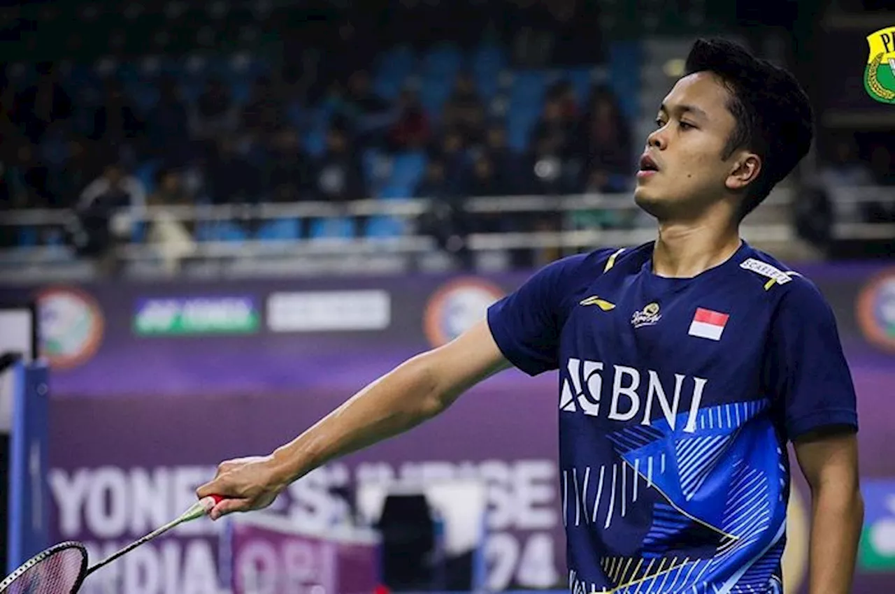 Hasil Undian French Open 2024 - Anthony Ginting vs Weng Hong Yang, Dibayangi Rekor Super Buruk